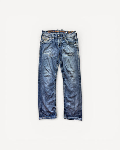 ROCK REVIVAL JEANS W32 L32 #RR12