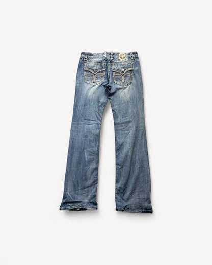 ROCK REVIVAL JEANS W38 L34 #RR28