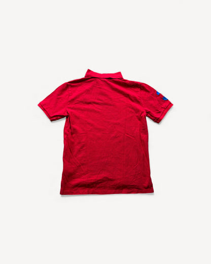 RALPH LAUREN POLO SHIRT RED (S)