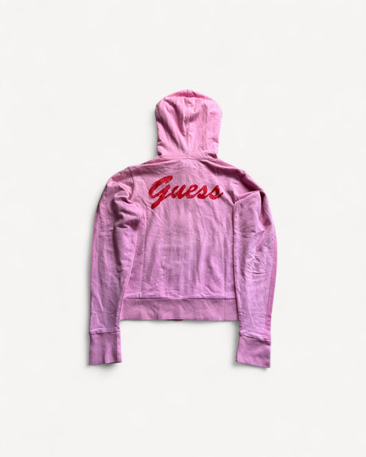GUESS WOMEN ZIP UP HOODIE (S)