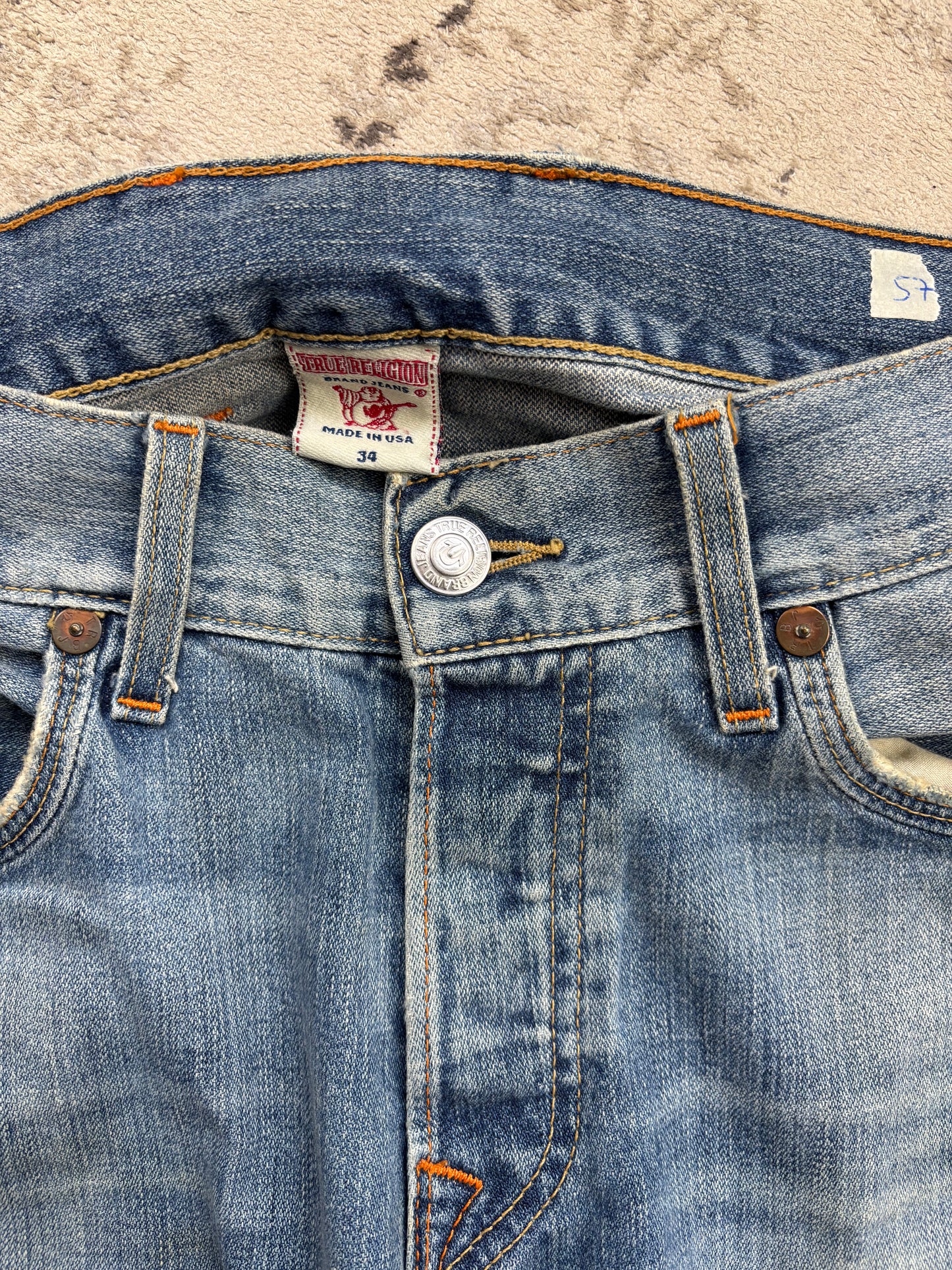 TRUE RELIGION JEANS W34 L34 #TR57