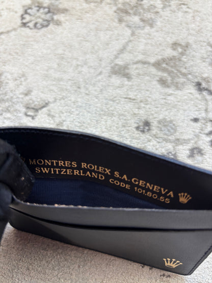 ROLEX BLACK CARDHOLDER