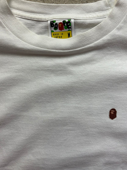 BAPE WHITE LONGSLEEVE (M)