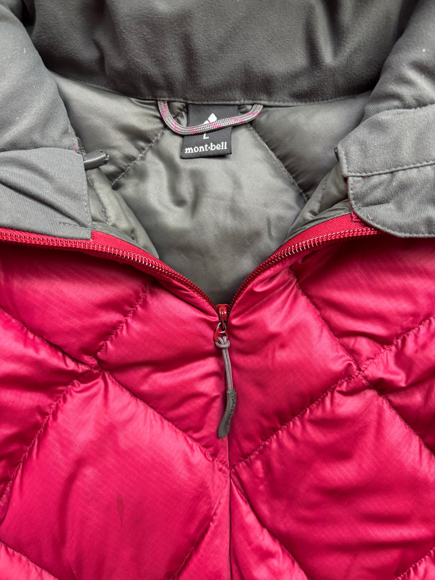 MONTBELL PINK PUFFER JACKET (M)