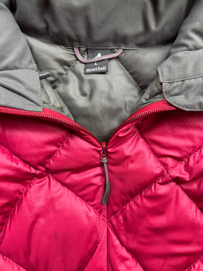 MONTBELL PINK PUFFER JACKET (M)