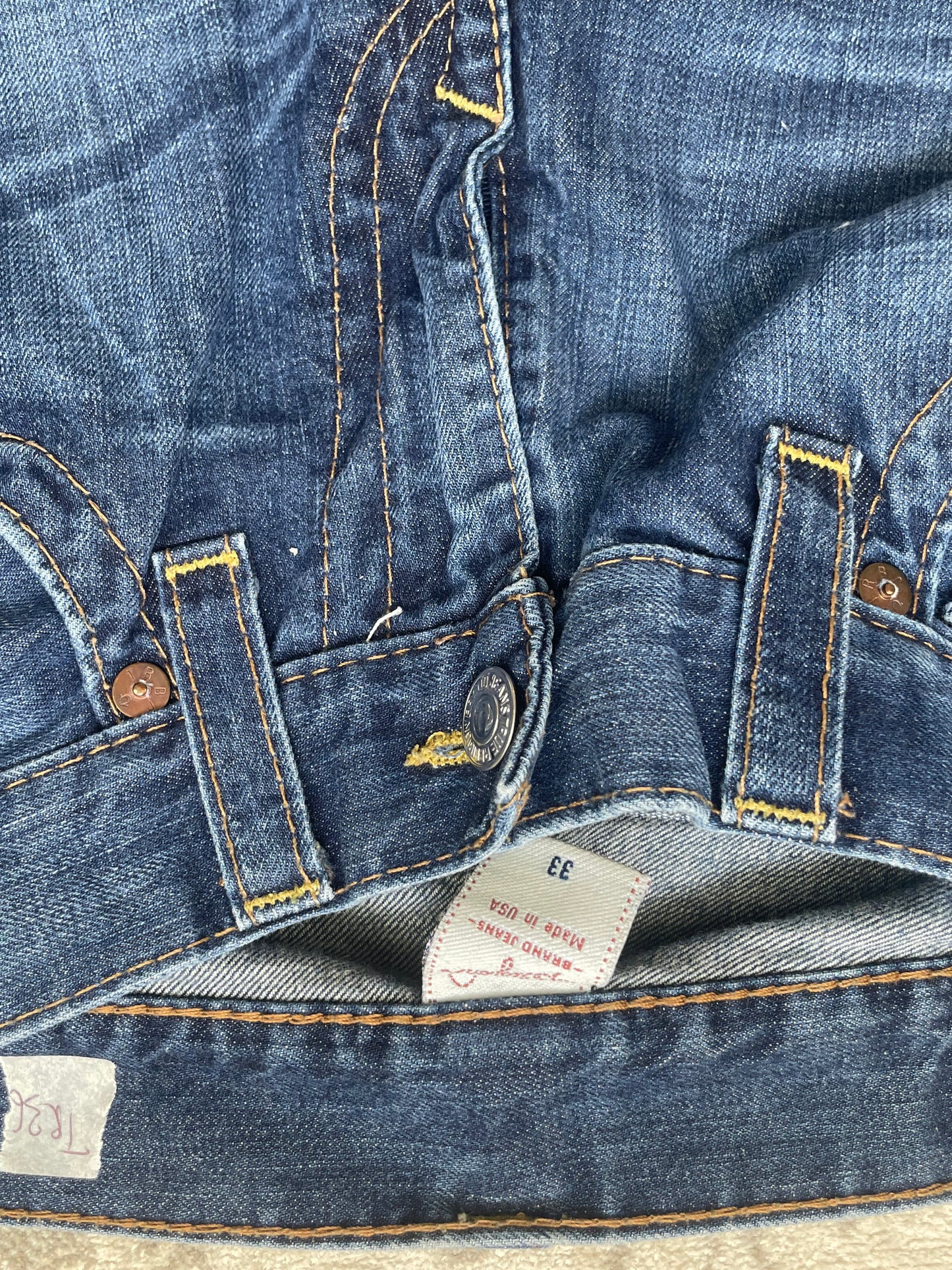 TRUE RELIGION JEANS W33 L32 #TR36