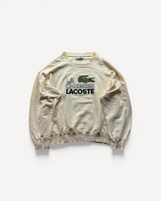 LACOSTE YELLOW SWEATER