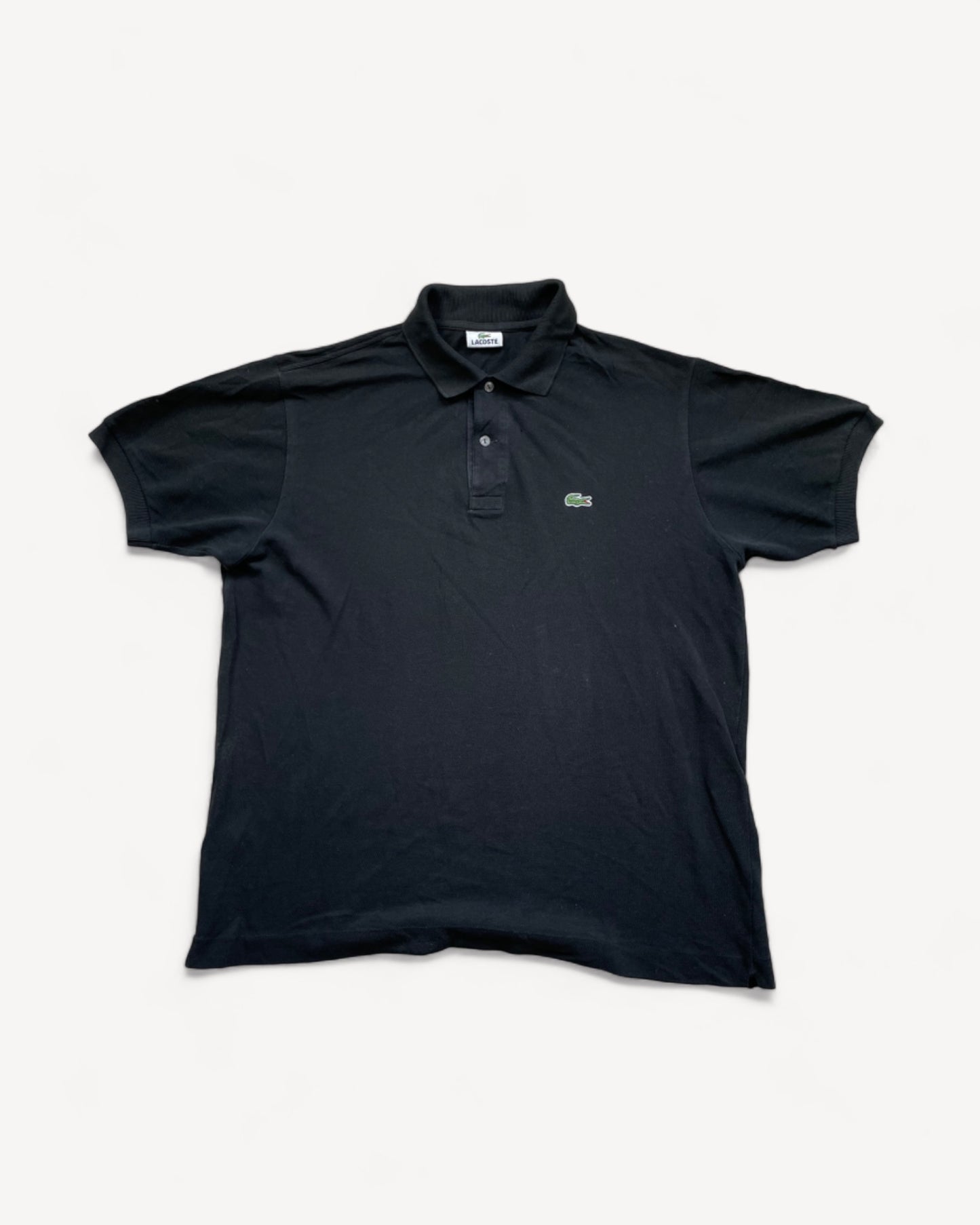 LACOSTE POLO SHIRT BLACK (L)