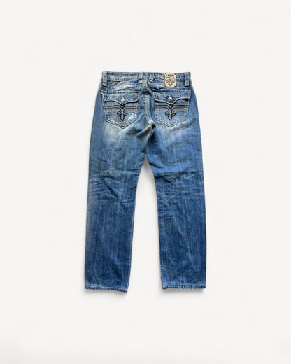 ROCK REVIVAL JEANS W34 L32 #RR10
