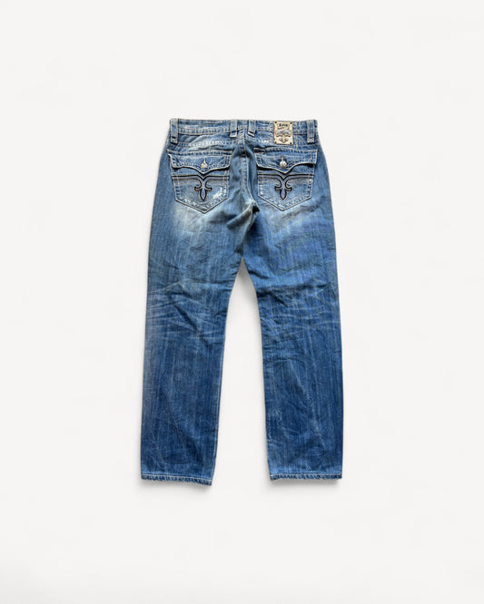 ROCK REVIVAL JEANS W34 L32 #RR10