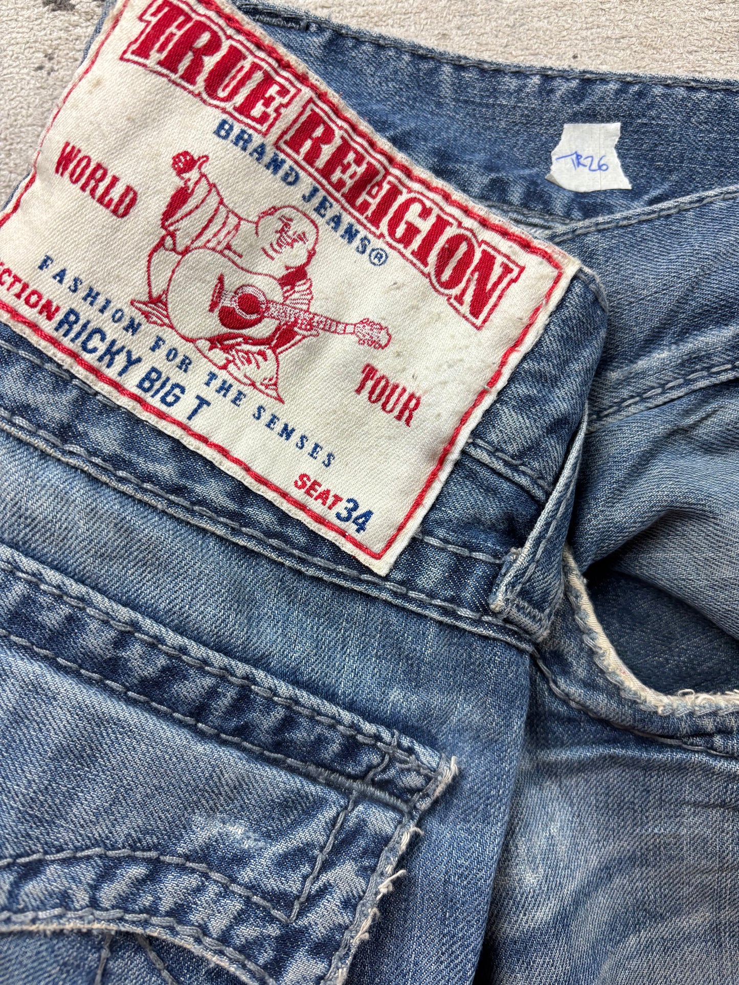 TRUE RELIGION JEANS W32 L32 #TR26