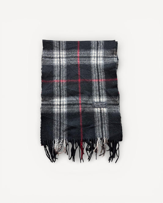 BURBERRY NOVACHECK SCARF BLACK
