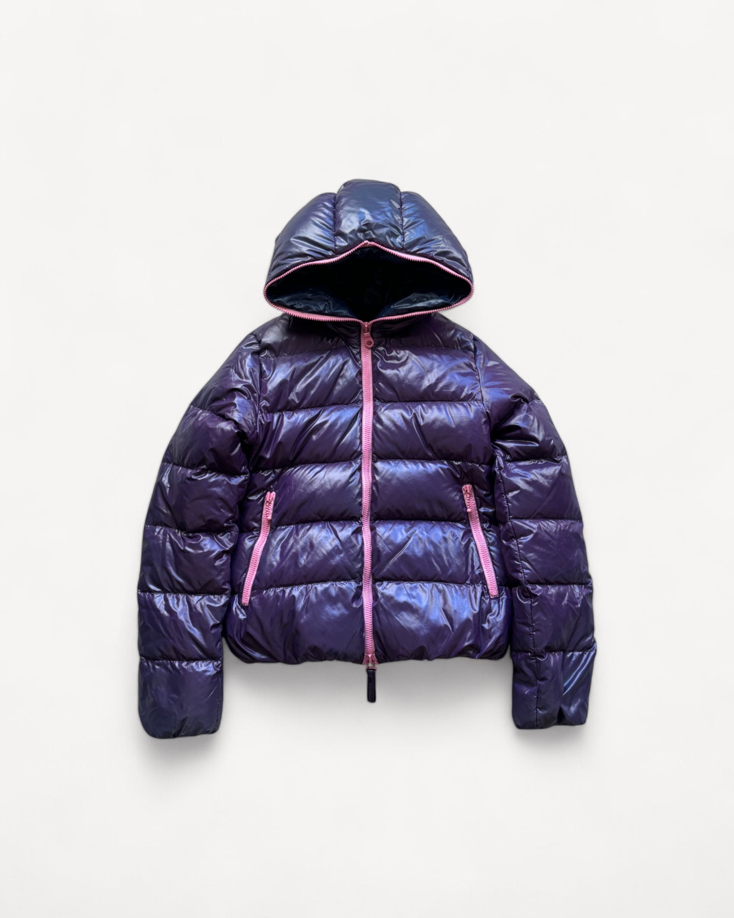 DUVETICA PURPLE WOMEN PUFFER JACKET (S)