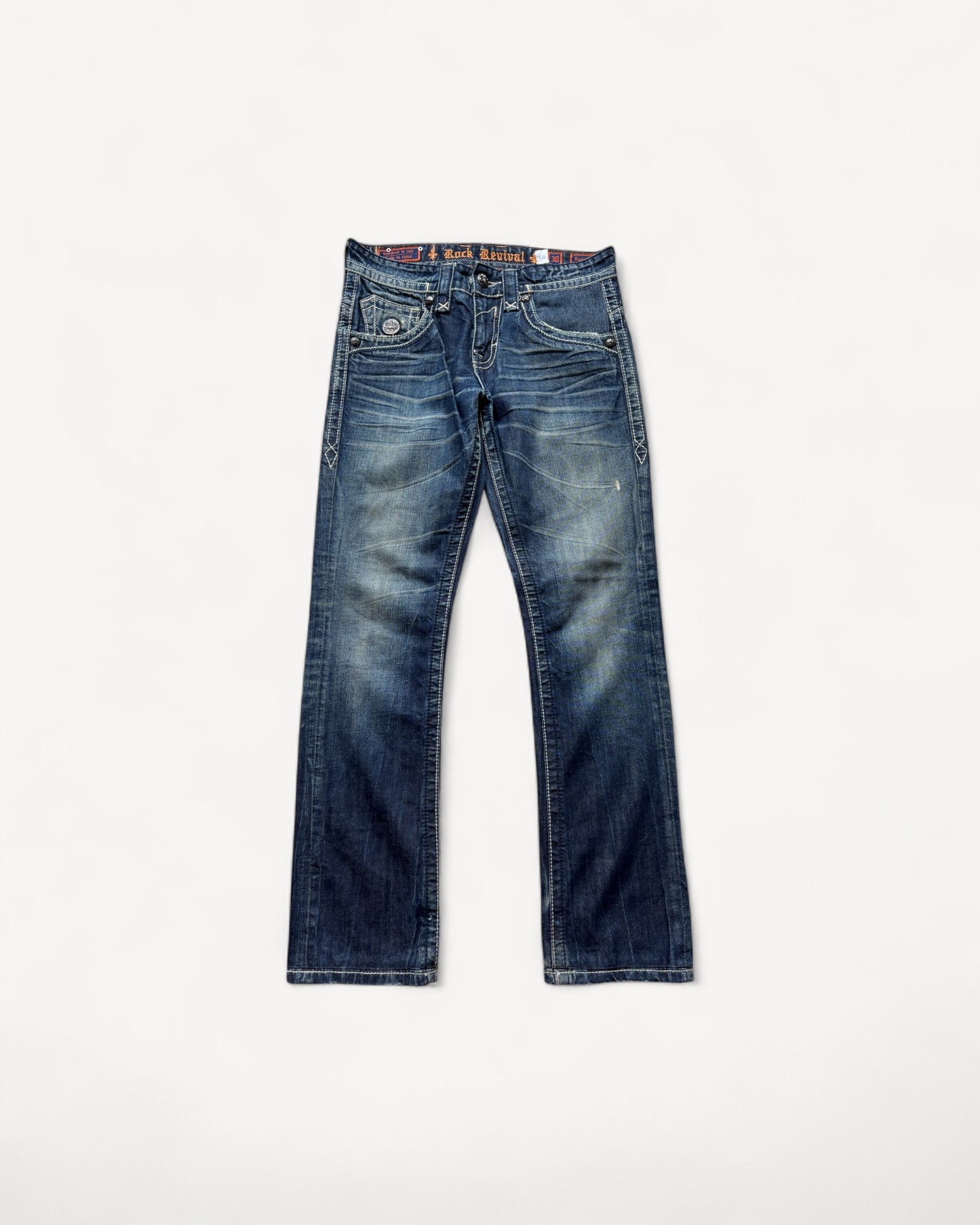 ROCK REVIVAL JEANS W30 L32 #RR20