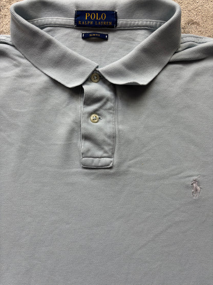 RALPH LAUREN POLO SHIRT BABYBLUE (XL)