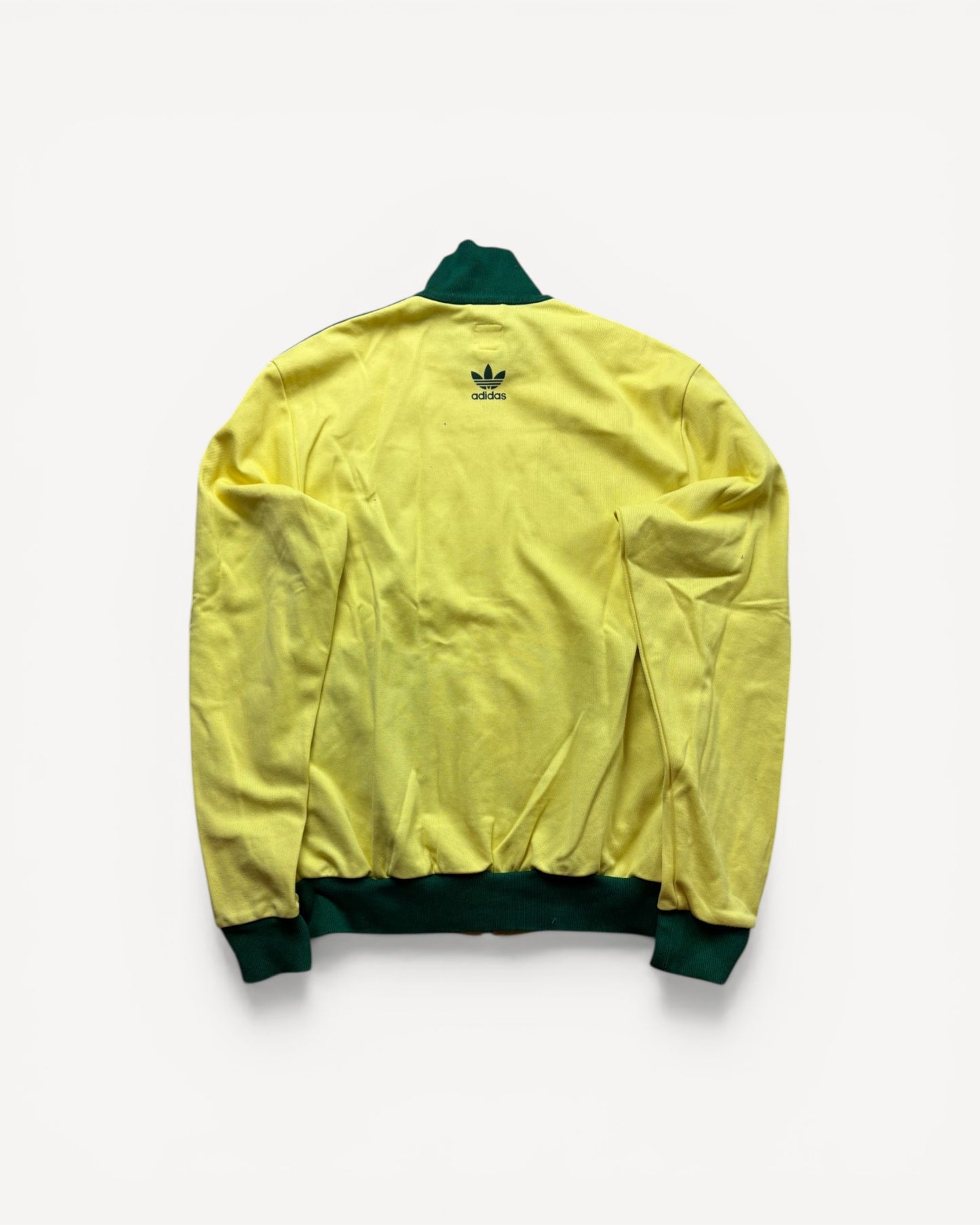 ADIDAS YELLOW ZIP UP VEST (L)
