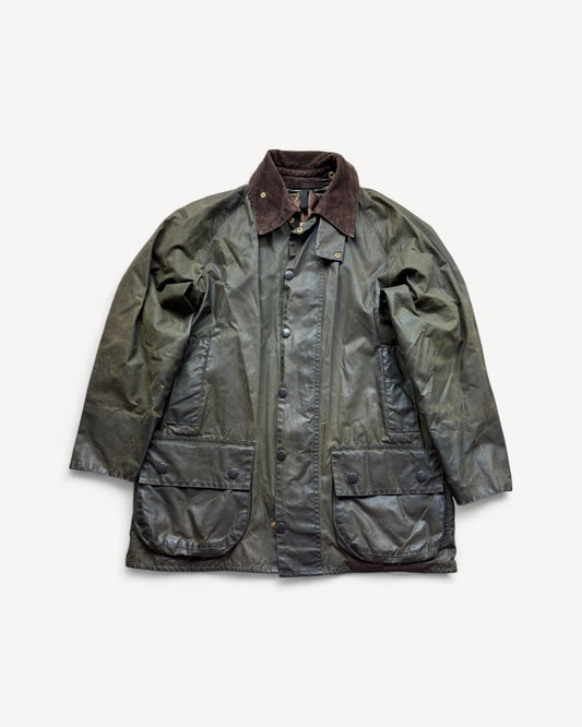 BARBOUR WAXED COAT (M)