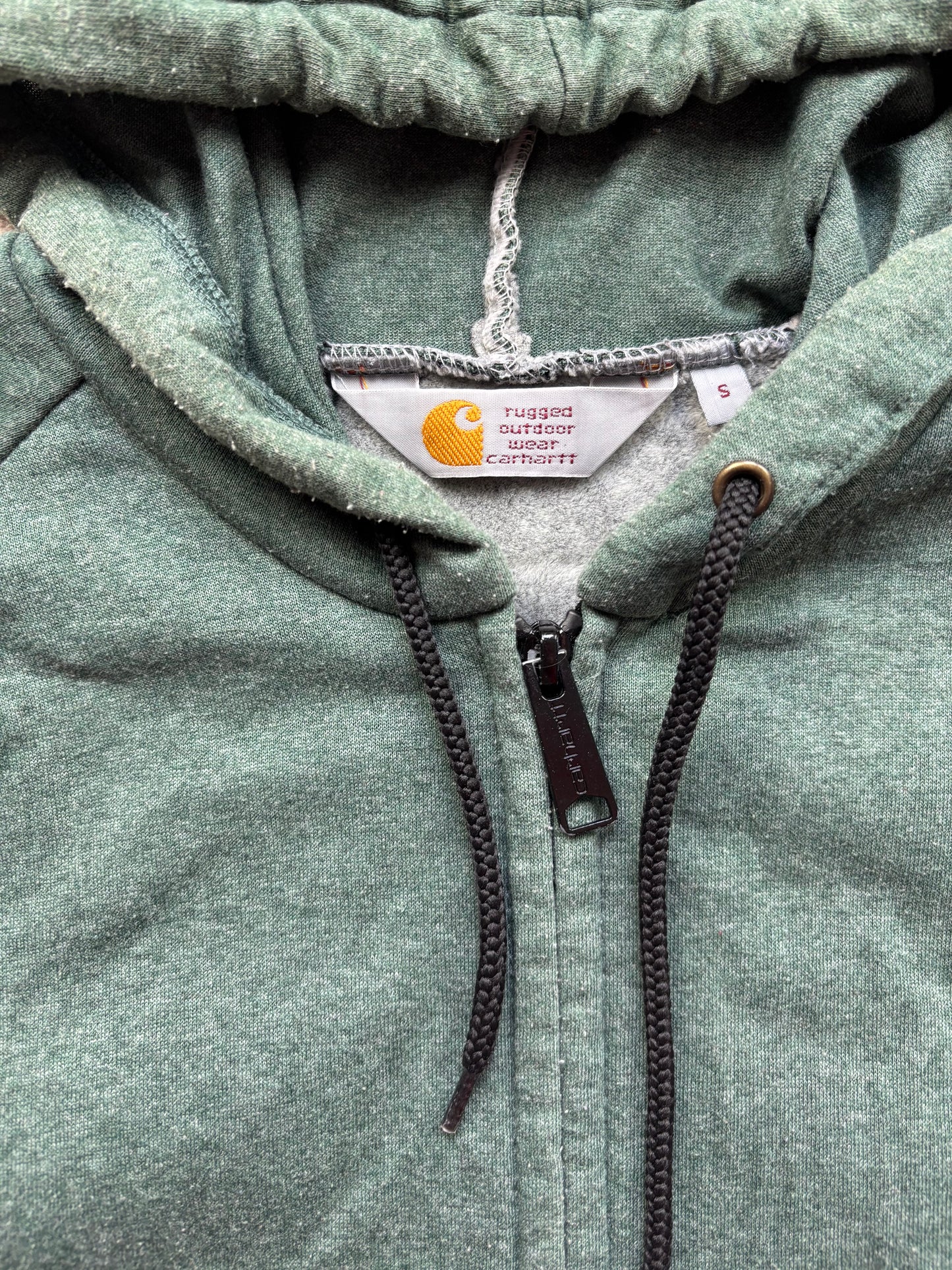 CARHARTT ZIP UP FLEECE HOODIE (S)