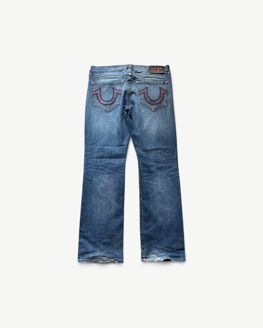 TRUE RELIGION x MAN UNITED JEANS W36 L34 #TR53