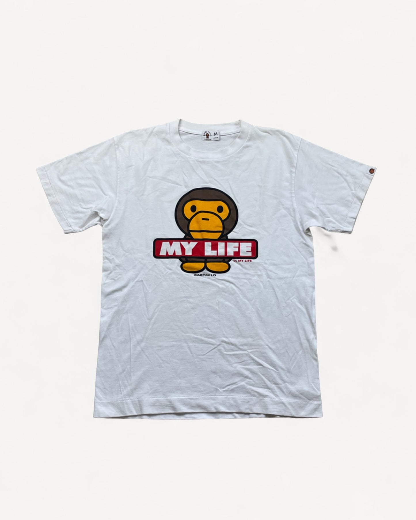 BAPE BABYMILO WHITE T-SHIRT (M)