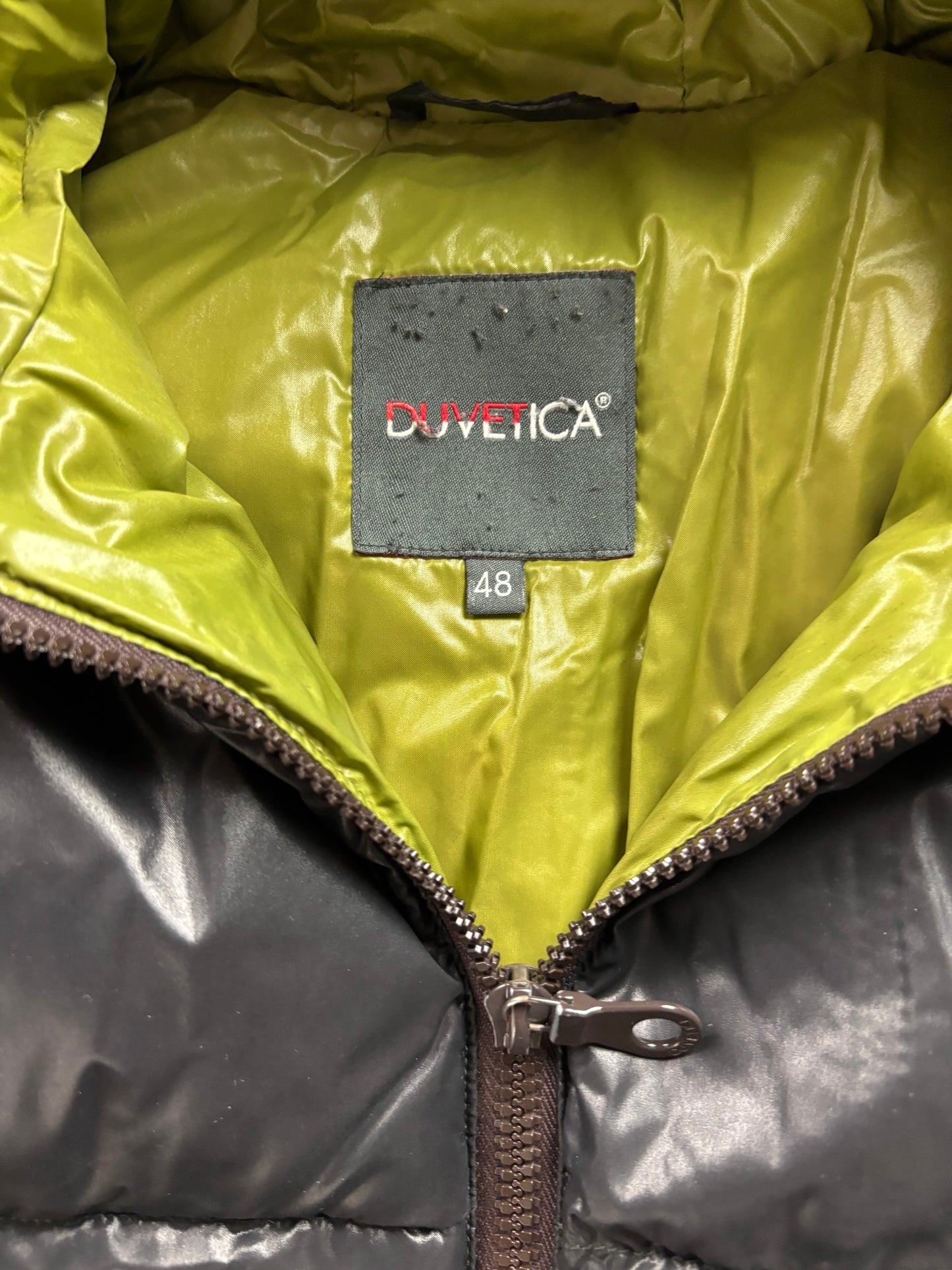 DUVETICA BLACK PUFFER JACKET (M)