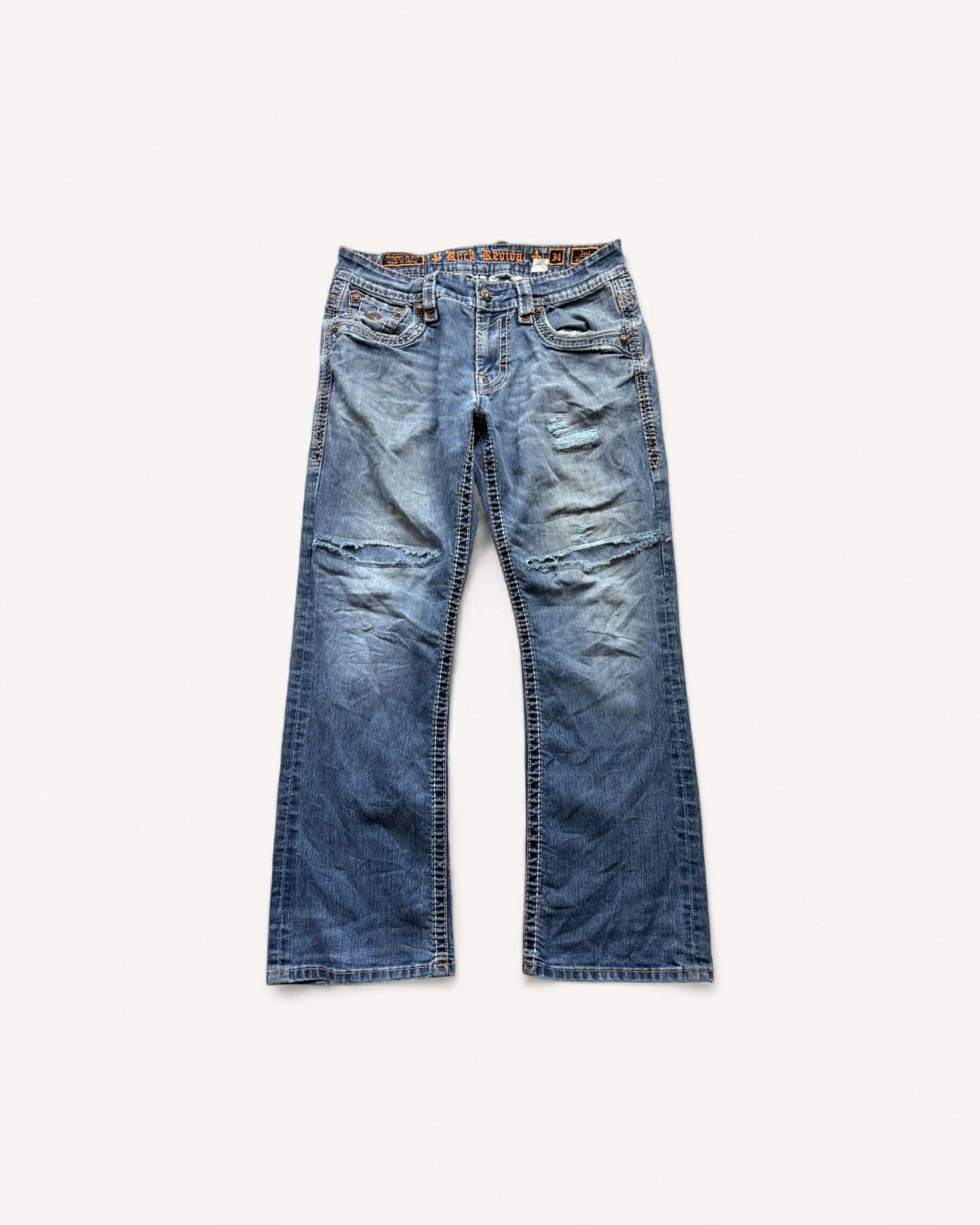 ROCK REVIVAL JEANS W34 L32 #RR21