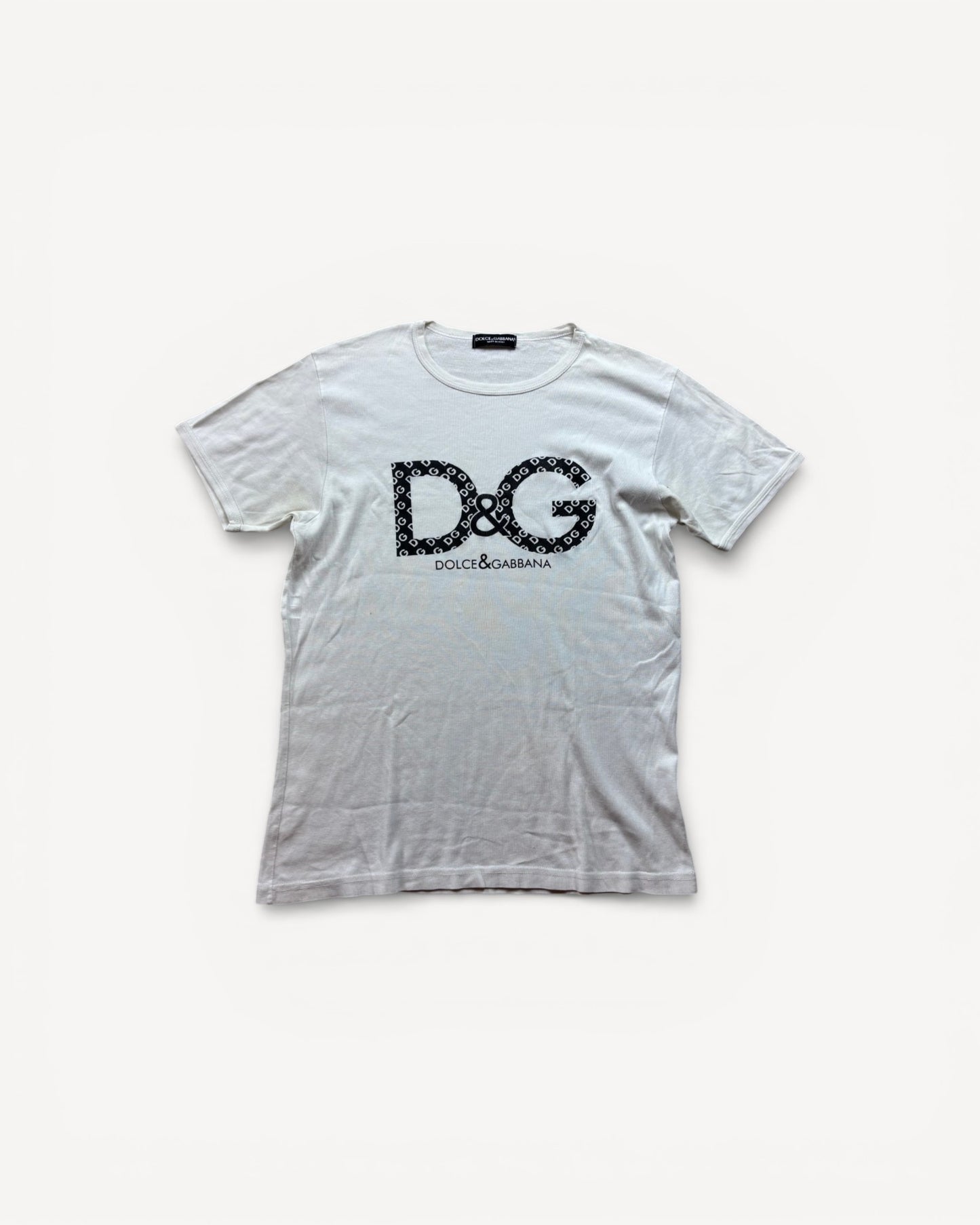 DOLCE & GABBANA WHITE T-SHIRT (L)