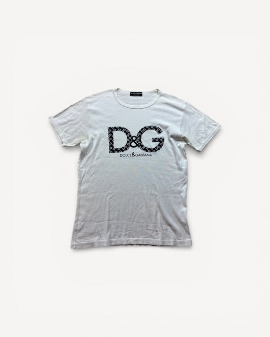 DOLCE & GABBANA WHITE T-SHIRT (L)