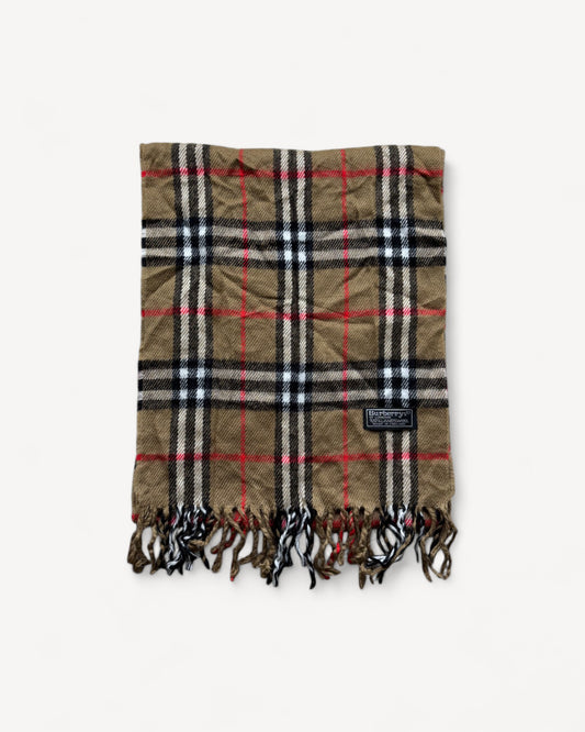 BURBERRY NOVACHECK SCARF BEIGE