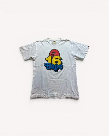 BAPE WHITE T-SHIRT (L)