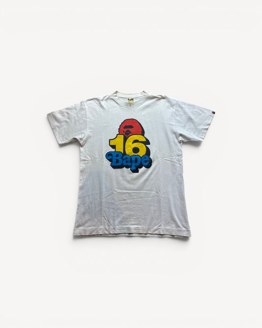 BAPE WHITE T-SHIRT (L)