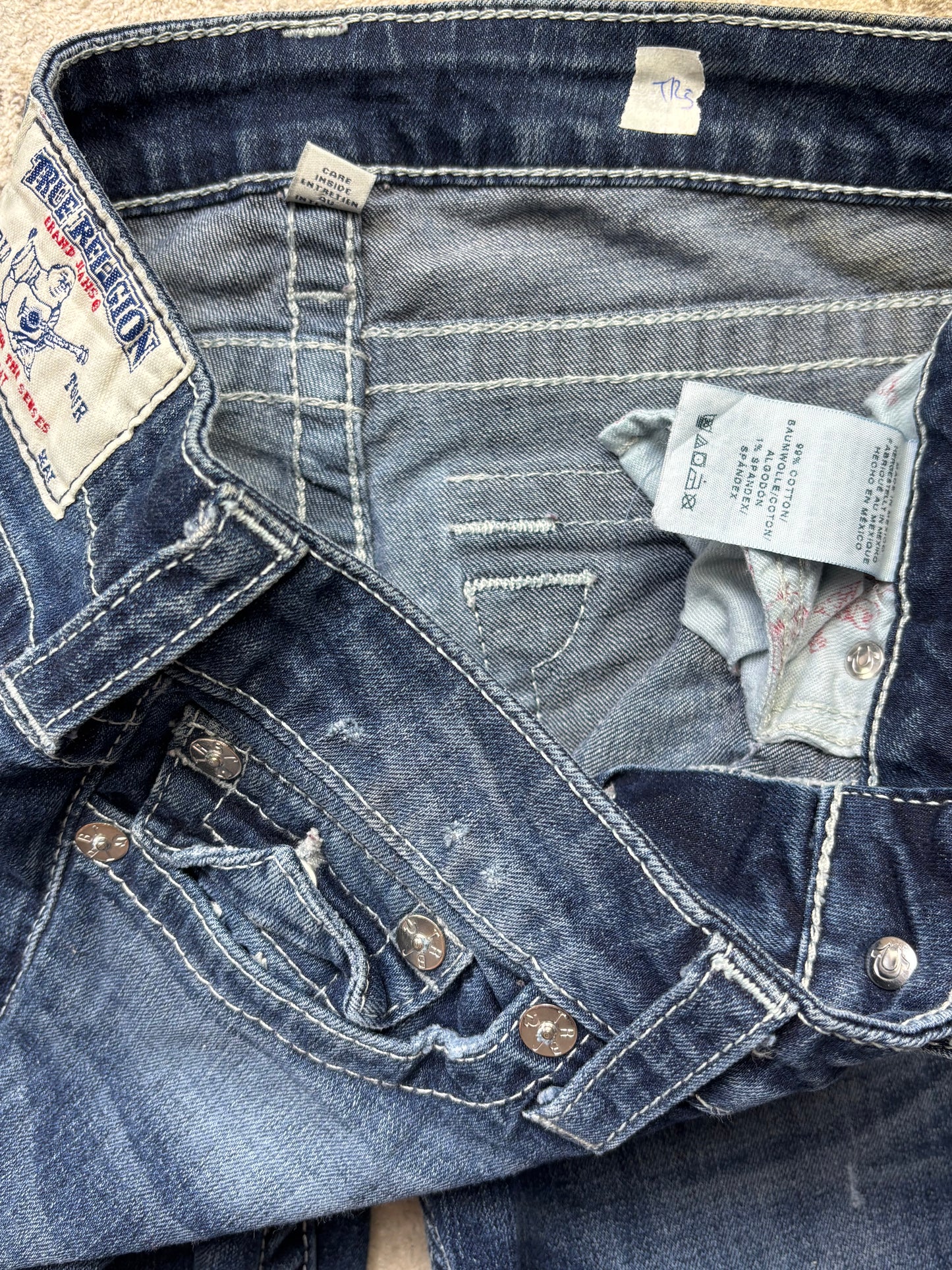 TRUE RELIGION JEANS W26 L32 #TR5