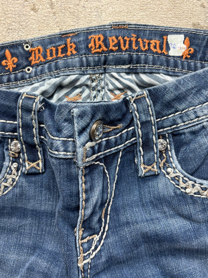 ROCK REVIVAL JEANS W27 L32 #RR4