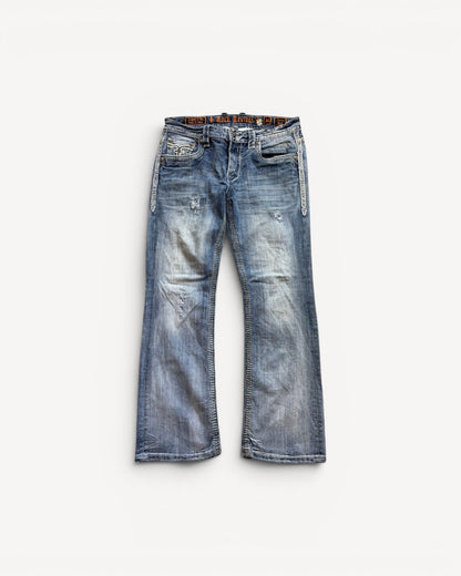 ROCK REVIVAL JEANS W34 L32 #RR40