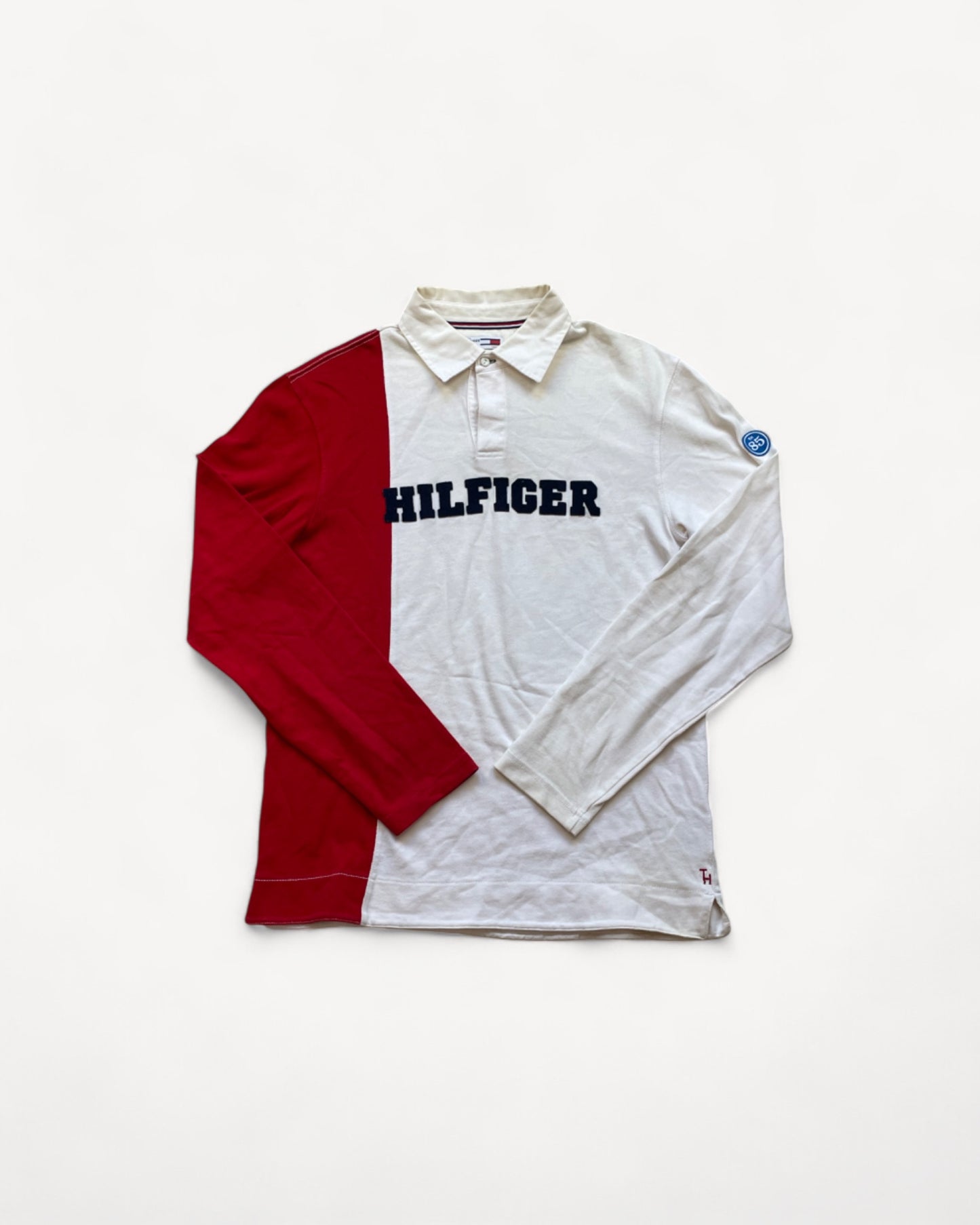 HILFIGER LONGSL. POLO SHIRT WHITE (M)