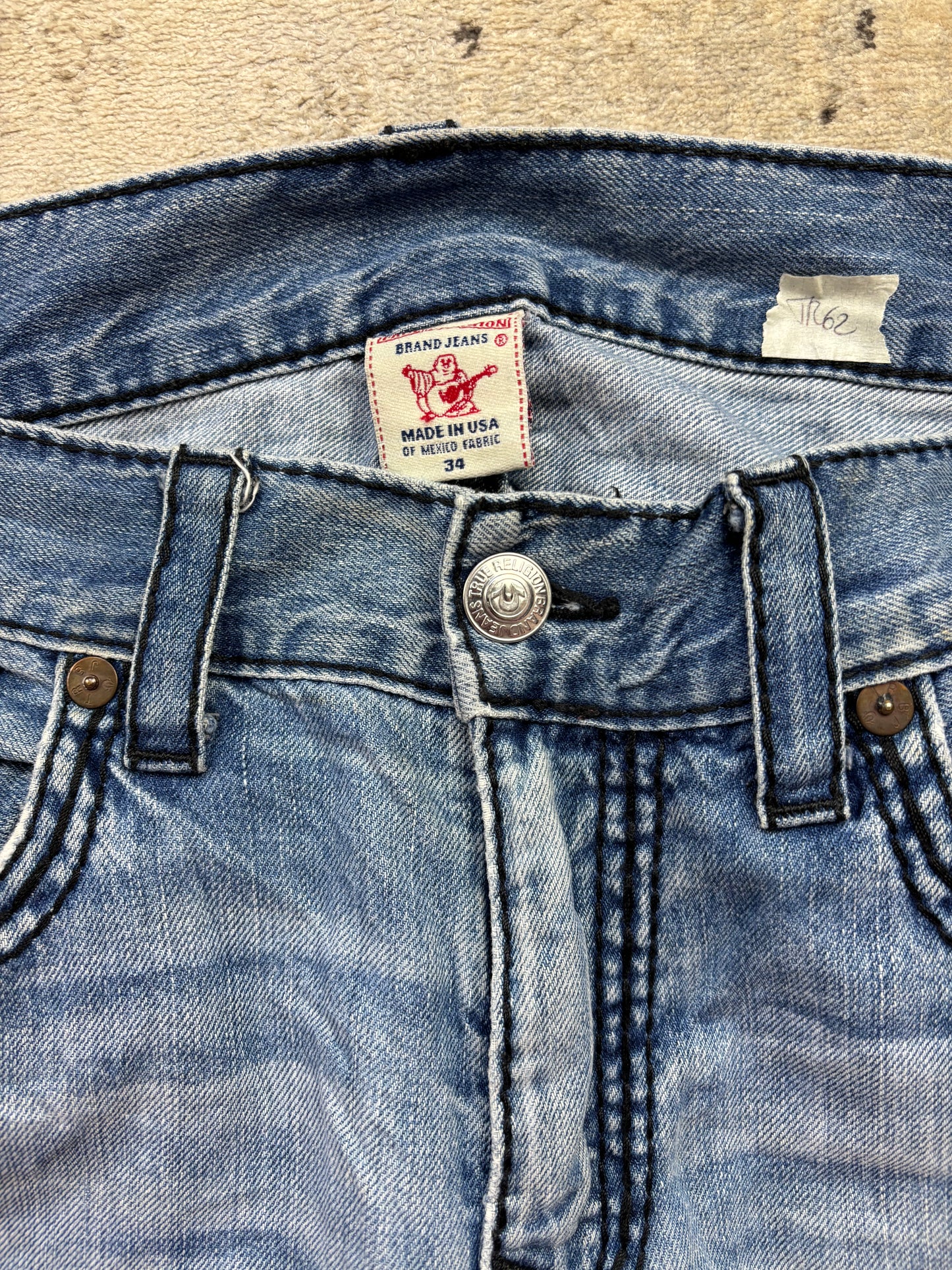 TRUE RELIGION JEANS W34 L32 #TR62