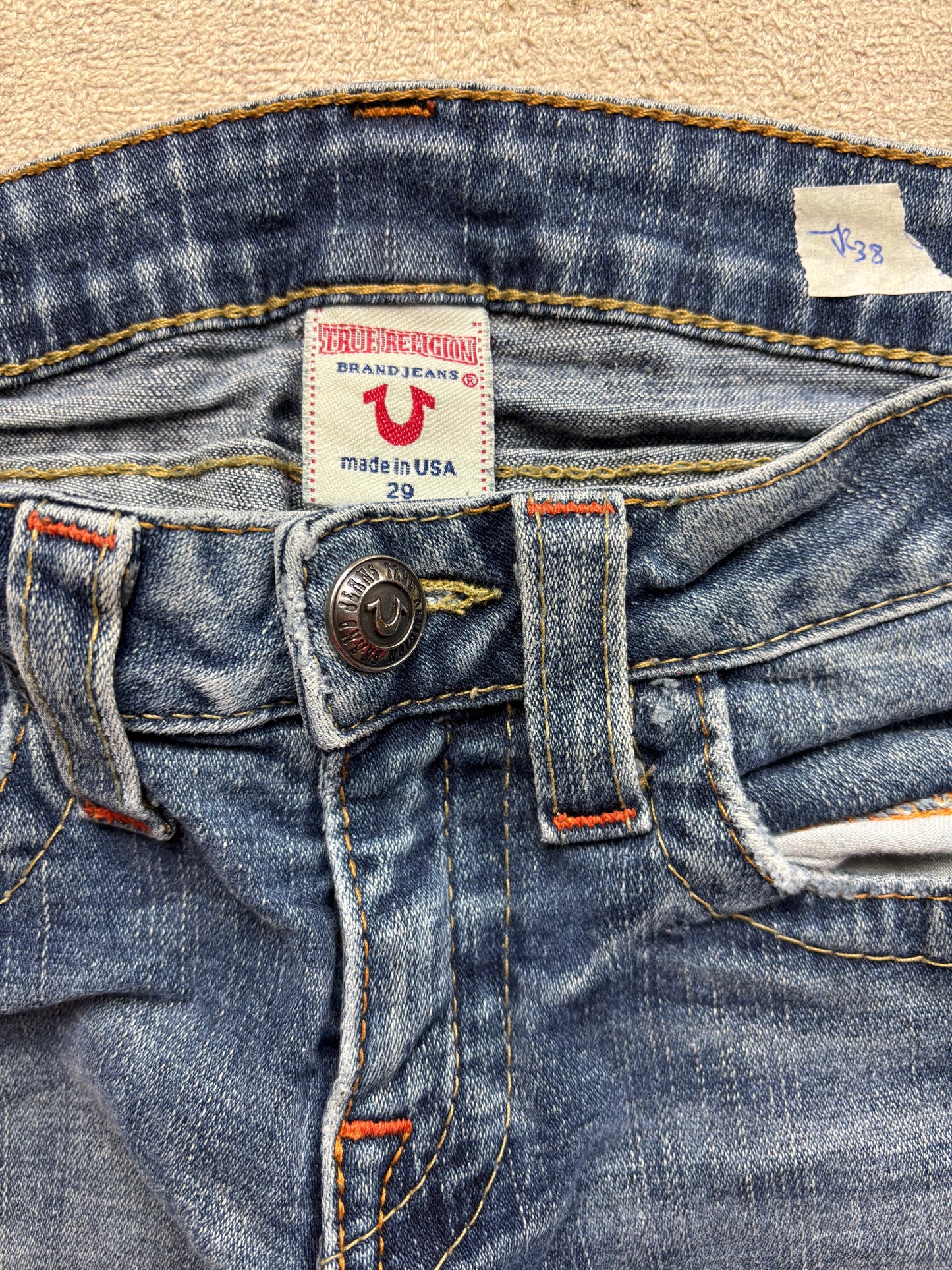 TRUE RELIGION JEANS W29 L30 #TR38