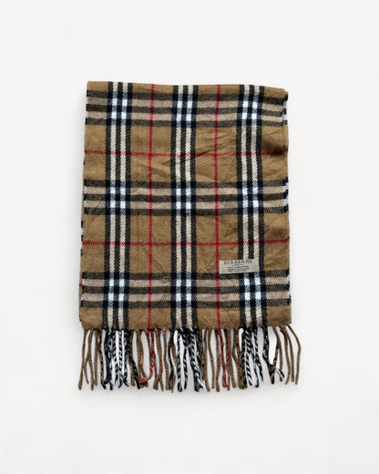 BURBERRY NOVACHECK SCARF BEIGE