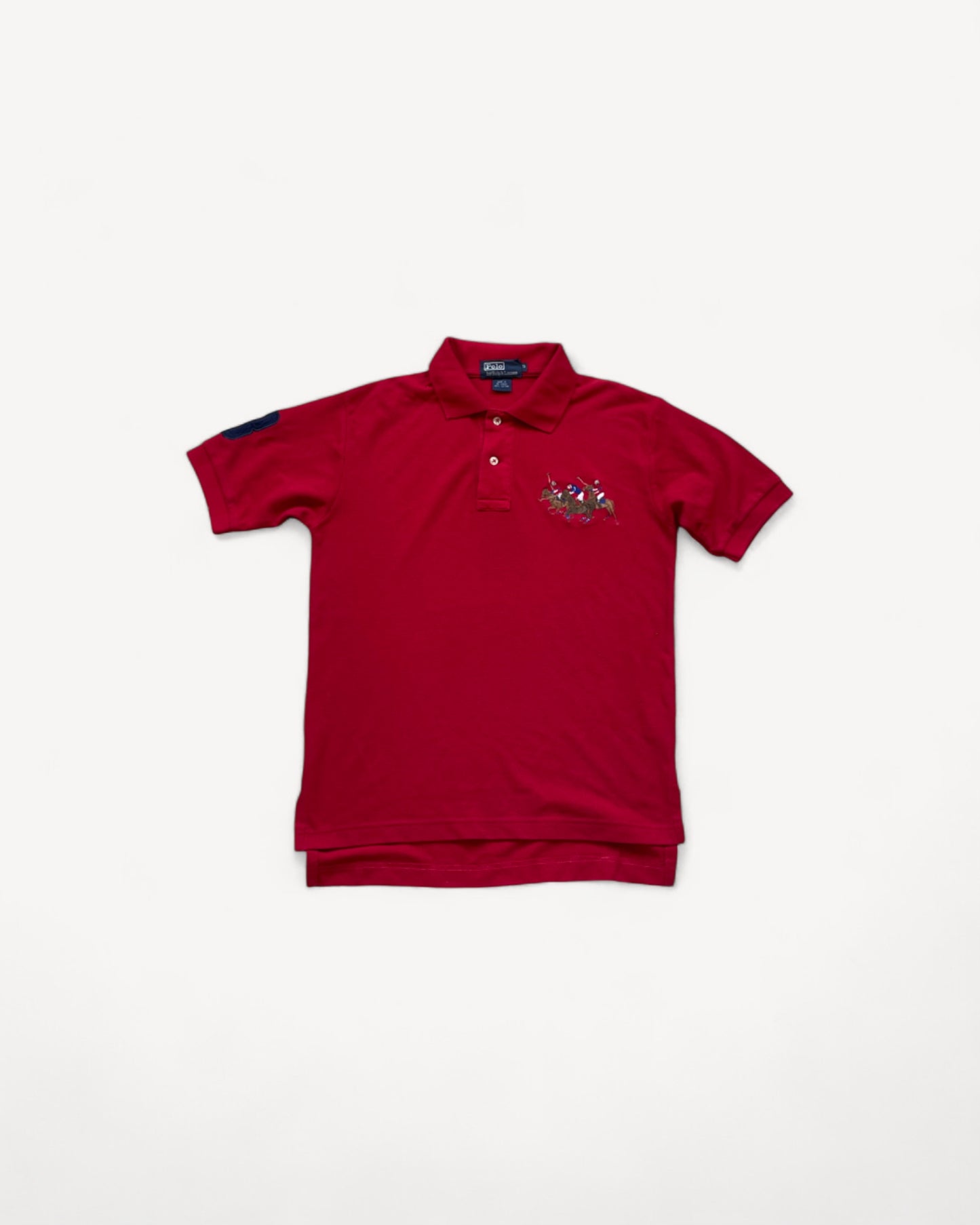 RALPH LAUREN POLO SHIRT RED (S)